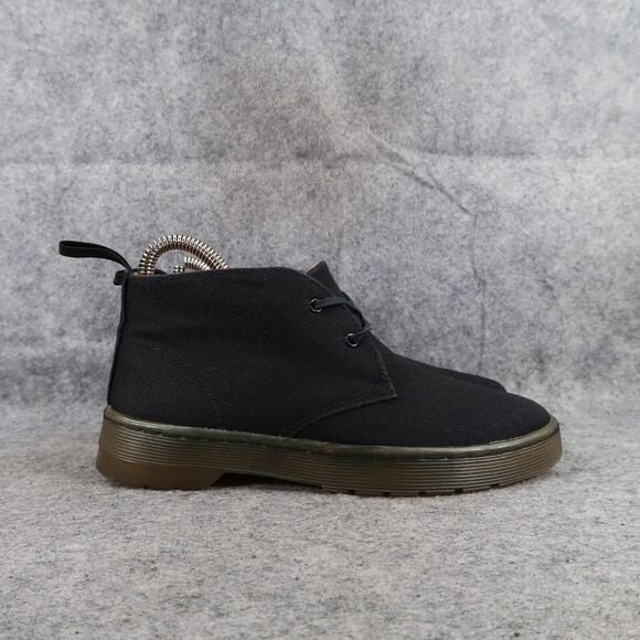 Dr Martens Shoes Womens 5 Boots Daytona Desert Chukka Black Classic Casual Twill - Picture 2 of 14